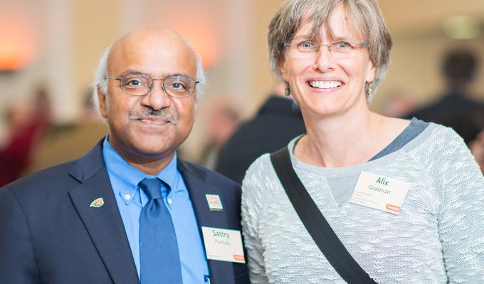 Sastry Pantula and Alix Gitelman standing next to each other